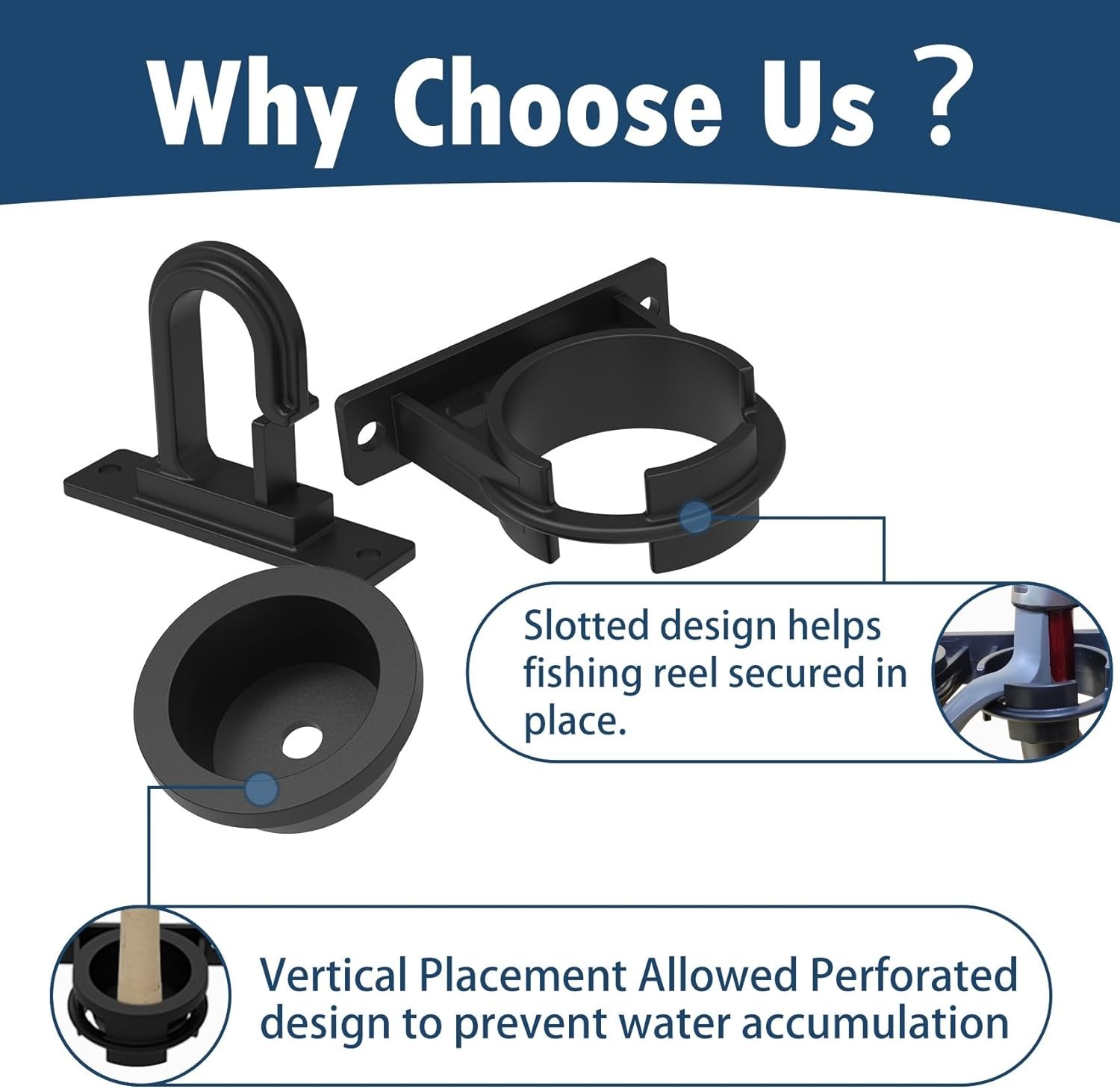 BTI-09E-6103 Fishing Rod Holder (4 sets)