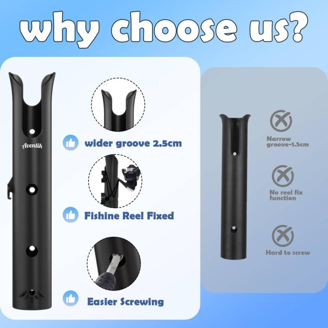 BTI-09E-6011 Tube Fishing Rod Holder with 3 tubes