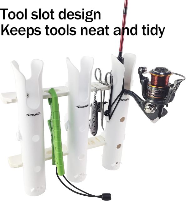 BTI-09E-6011 Tube Fishing Rod Holder with 3 tubes