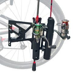 BTI-09E-3201 Fishing Rod Holder for Bike Hold 2 Rods
