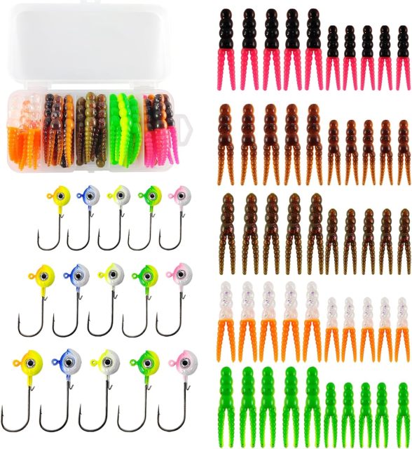 BTI-05D-RC081 Crappie Jigs and Lures Kit (Without spinners)