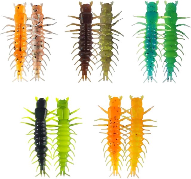 BTI-05D-RC080 2inch Hellgrammite Fishing Lures