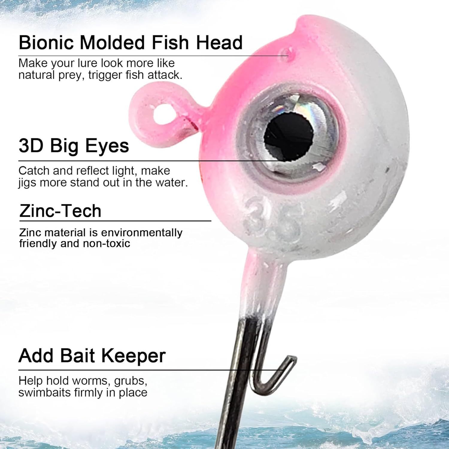 BTI-05D-RC081 Crappie Jigs and Lures Kit (Without spinners)