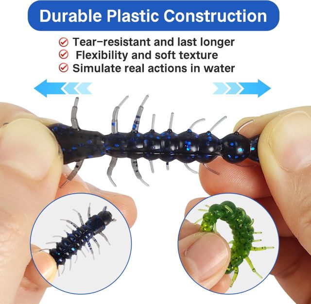 BTI-05D-RC080 2inch Hellgrammite Fishing Lures