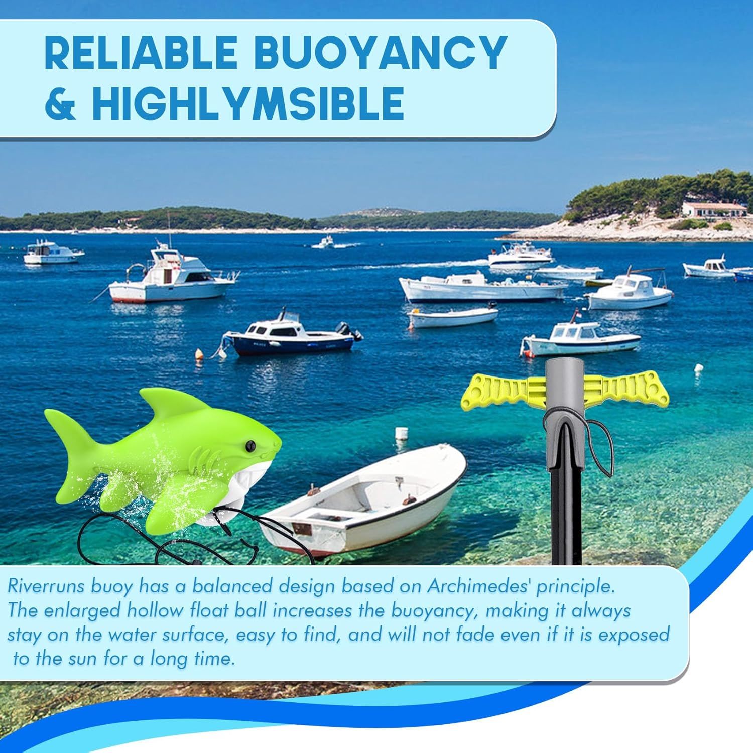 BTI-14A-2012 Shark-Shaped Floating Anchor Marker Buoy