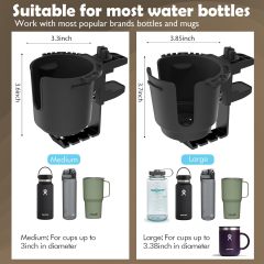 BTI-31A-3000 Multi-Angle Adjustable Cup Holder with Deskside clamp