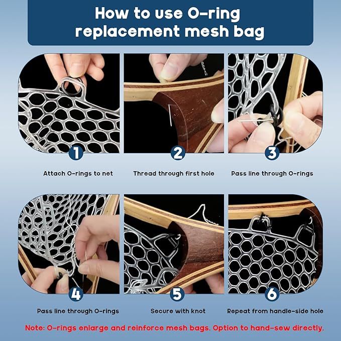 Rubber net replacement repair kit