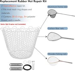 Rubber net replacement repair kit