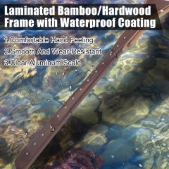 03G-A14 Traditional Trout Long Handle Wooden Net With Scale