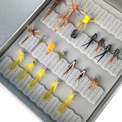 BTI-09B-2200 Tin Fly Box with Silicone Insert