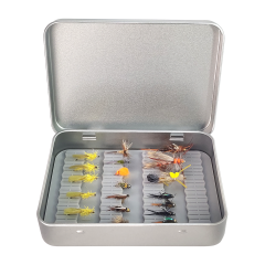 BTI-09B-2200 Tin Fly Box with Silicone Insert
