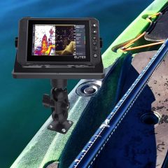 BTI-14A-5000 Rectangular fish finder plate + 1.5 inch ball head + base