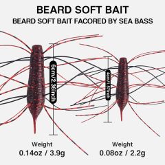 BTI-05D-084 Silicone Soft Fishing Lures