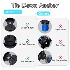 BTI-14A-6000 UTV Tie Down Anchor 6pack