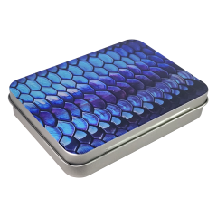 BTI-09B-2200 Tin Fly Box with Silicone Insert