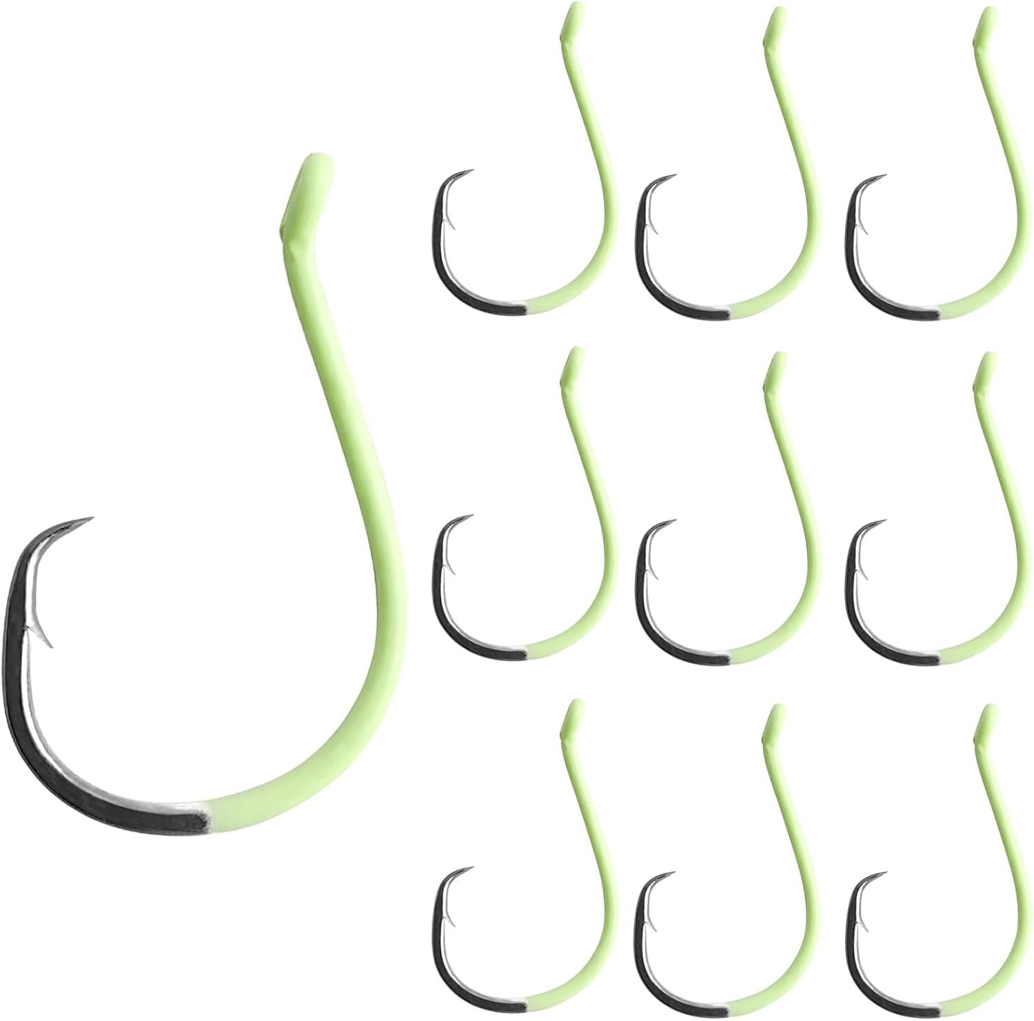 BTI-06B-7385 Sports Circle Hooks Glow in Dark