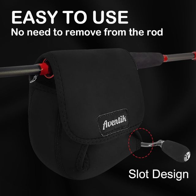 10F-S006 Neoprene Spinning Reel Bag for 1000-6000 Spinning Reels