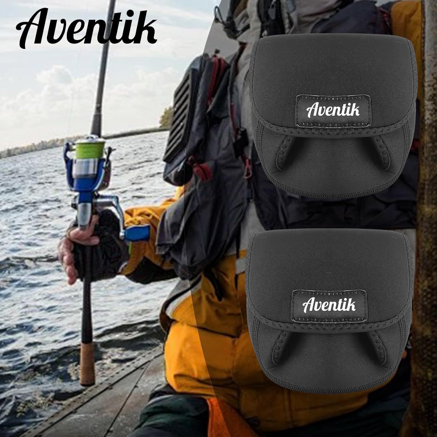 10F-S006 Neoprene Spinning Reel Bag for 1000-6000 Spinning Reels