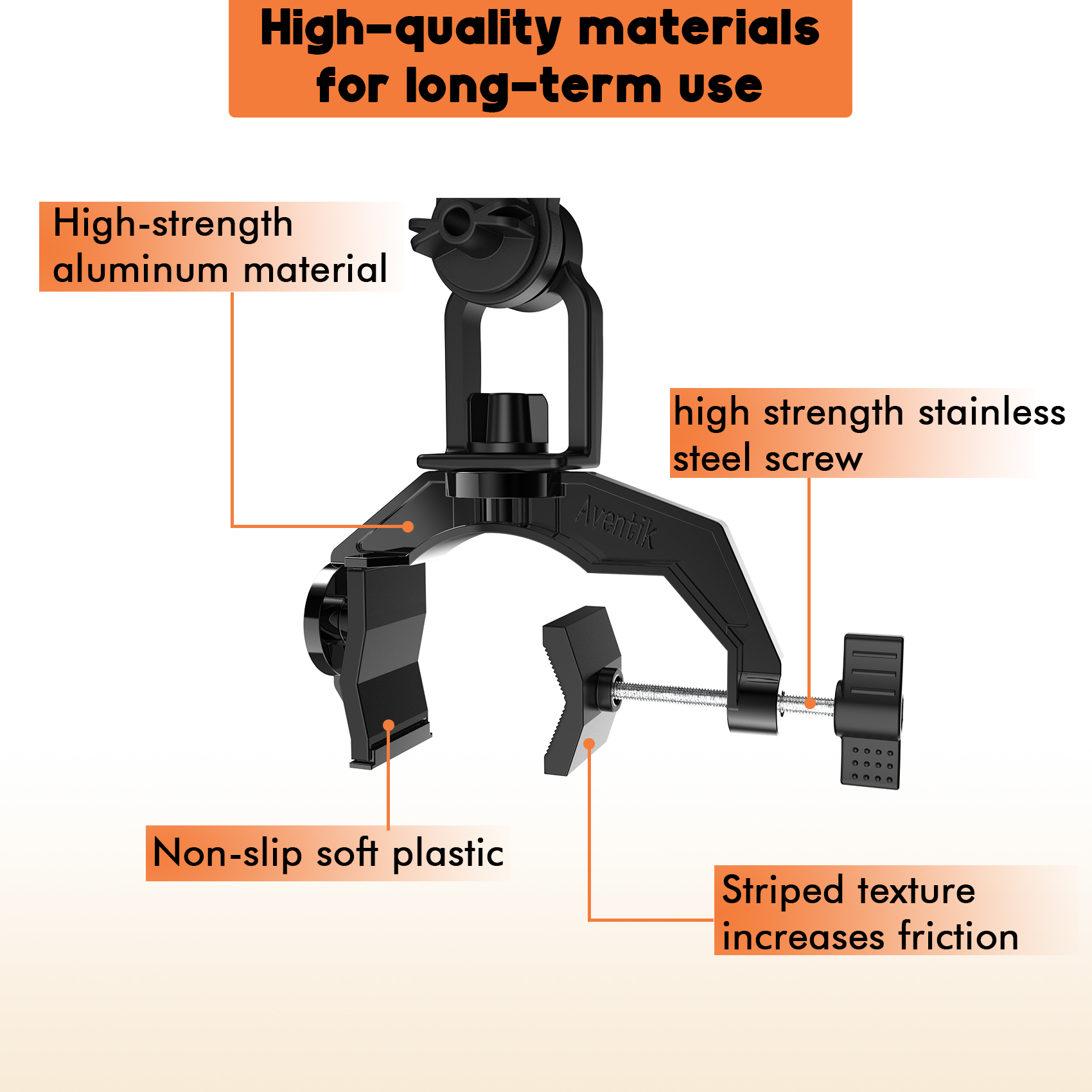 BTI-14A-5004  Rod Holder with Alu Boat Clamping