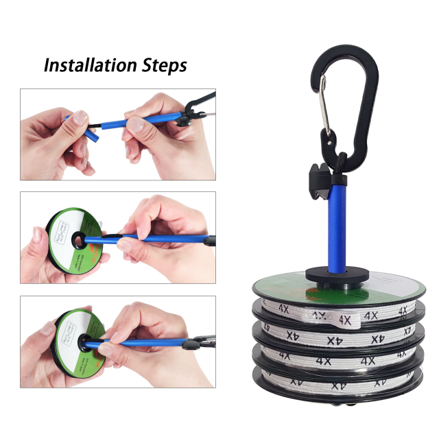 BTI-09E-501P Tippet T Holder with Line Cutter