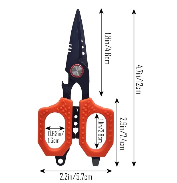 BTI-09E-1203 4.7 inch Multi Function Scissors