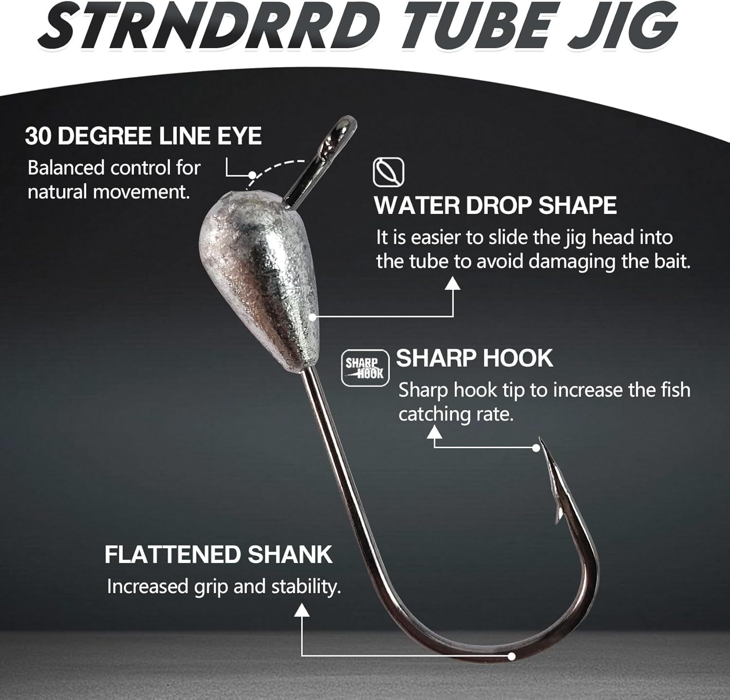 BTI-05D-087 Tube Baits Fishing Kit (With Tube Jig)