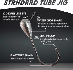 BTI-05D-087 Tube Baits Fishing Kit (With Tube Jig)