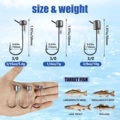 BTI-08B-409 Rattle Tube Jig Heads