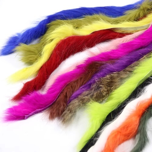 BTI-09D-4009 Natural Rabbit Fur Strip