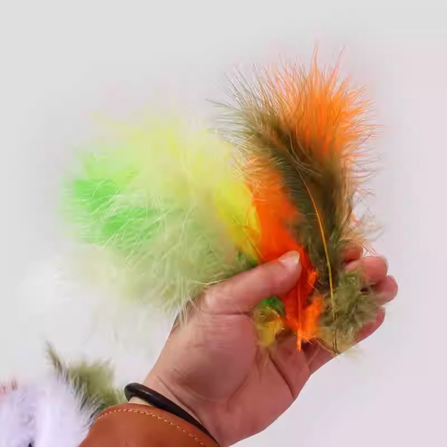 BTI-09D-4026 Turkey Marabou Blood Feather