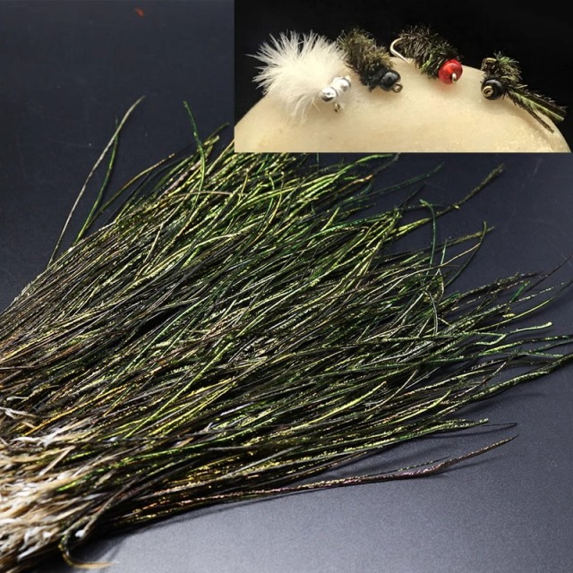 BTI-09D-4035 Natural Peacock Herl Feather