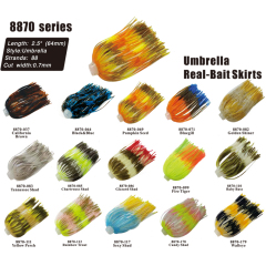 BTI-8870 Umbrella Real-Bait Skirt