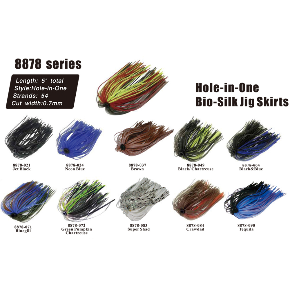 BTI-8878 Hole-in-One Bio-Silk Jig Skirt