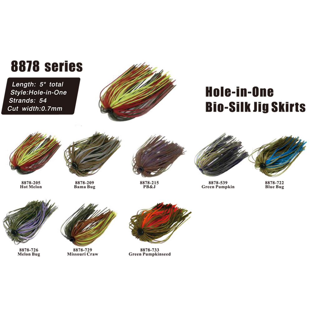 BTI-8878 Hole-in-One Bio-Silk Jig Skirt