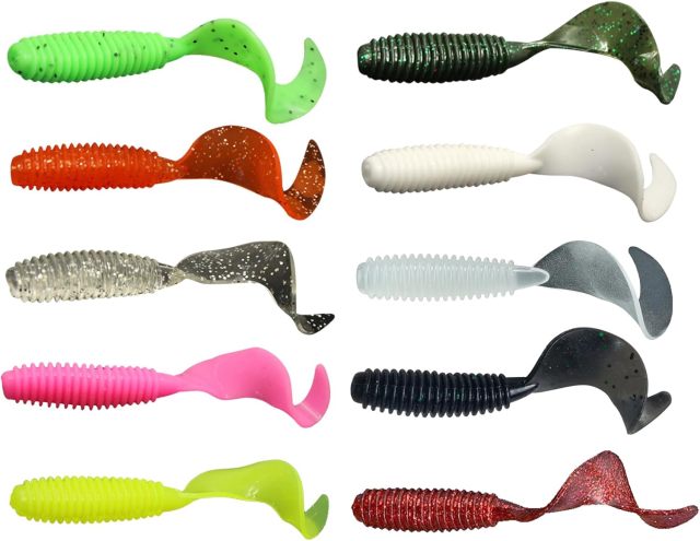 BTI-05D-090 Grub Saltwater Soft Fishing Lures