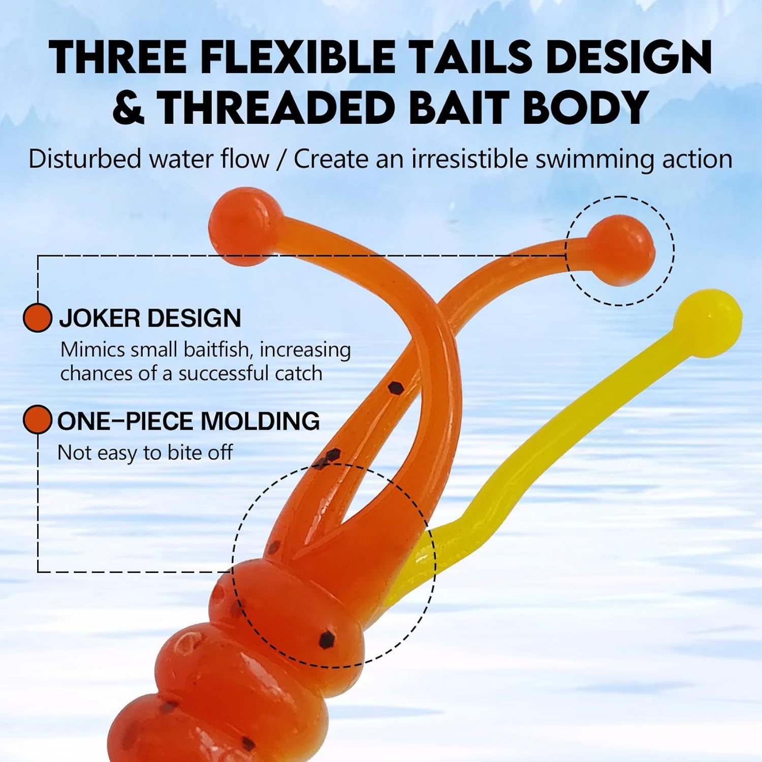 BTI-05D-092 Joker Style with 3 Vibrating Tails
