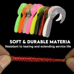 BTI-05D-090 Grub Saltwater Soft Fishing Lures