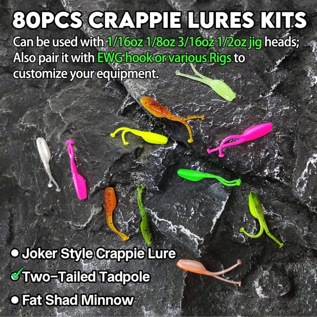 BTI-05D-093 Two-tailed Tadpole Lures