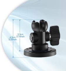 14A500203 BTI-14A-5002 1 inch Single Socket Arm with Round Swivel Plate