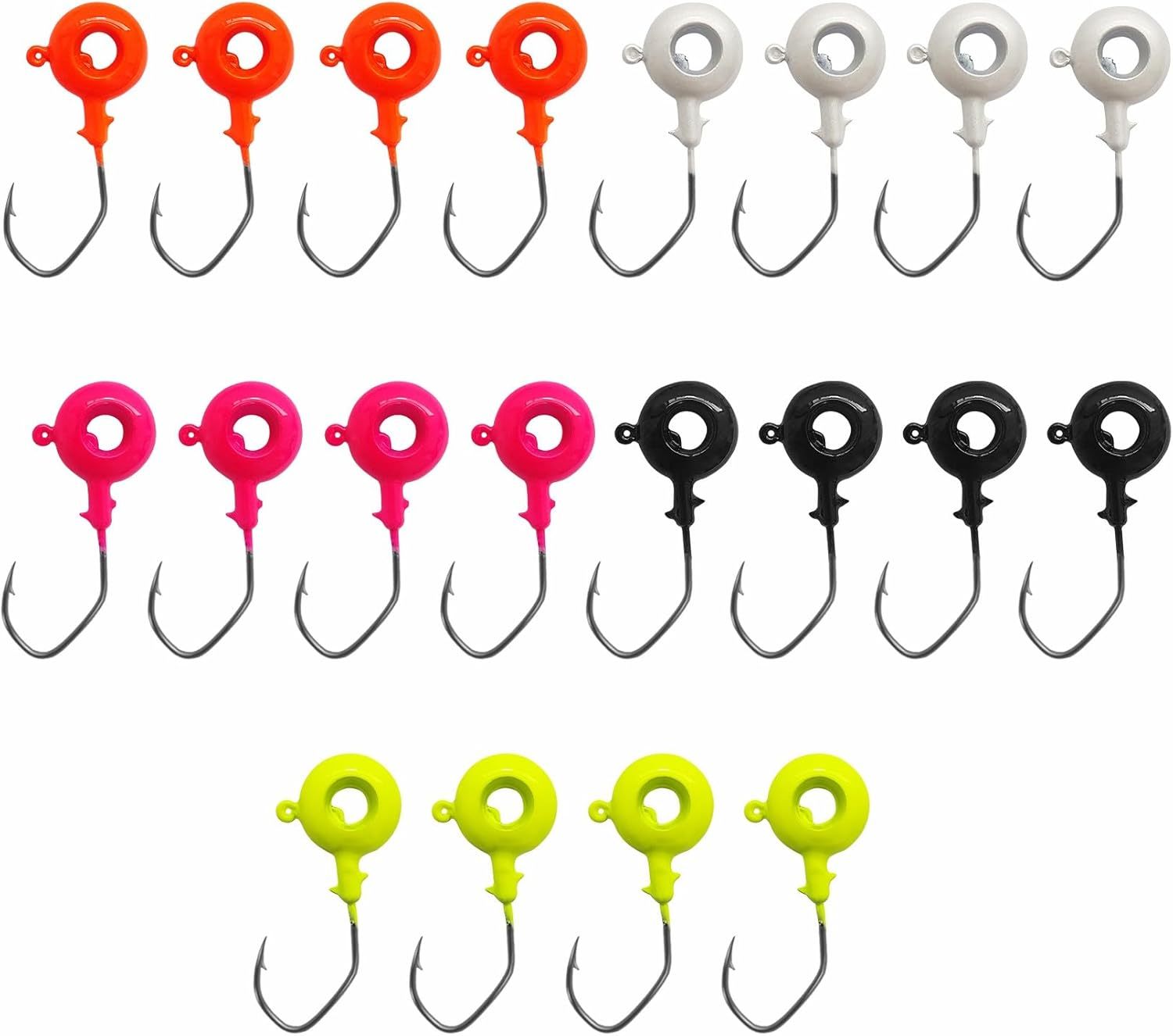 BTI-08B-411 Crappie Jig Heads with Eye Hole