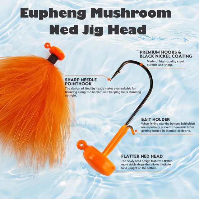 BTI-08B-412 Marabou Jig with Ned Head