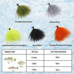 BTI-08B-412 Marabou Jig with Ned Head
