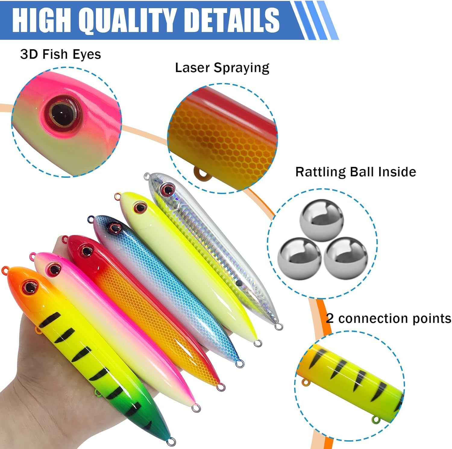 BTI-08B-410 Catfish Rattling Line Float Lure