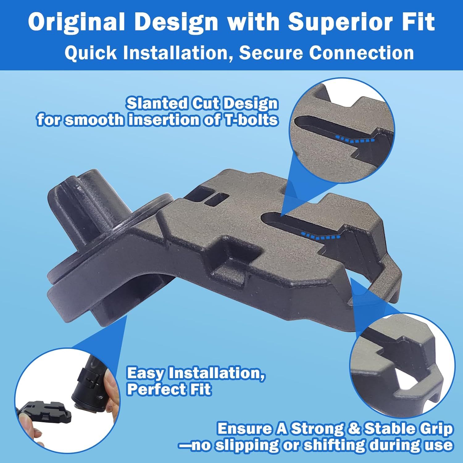 14A200150   Track Adapter for 45 degree Boat Mount