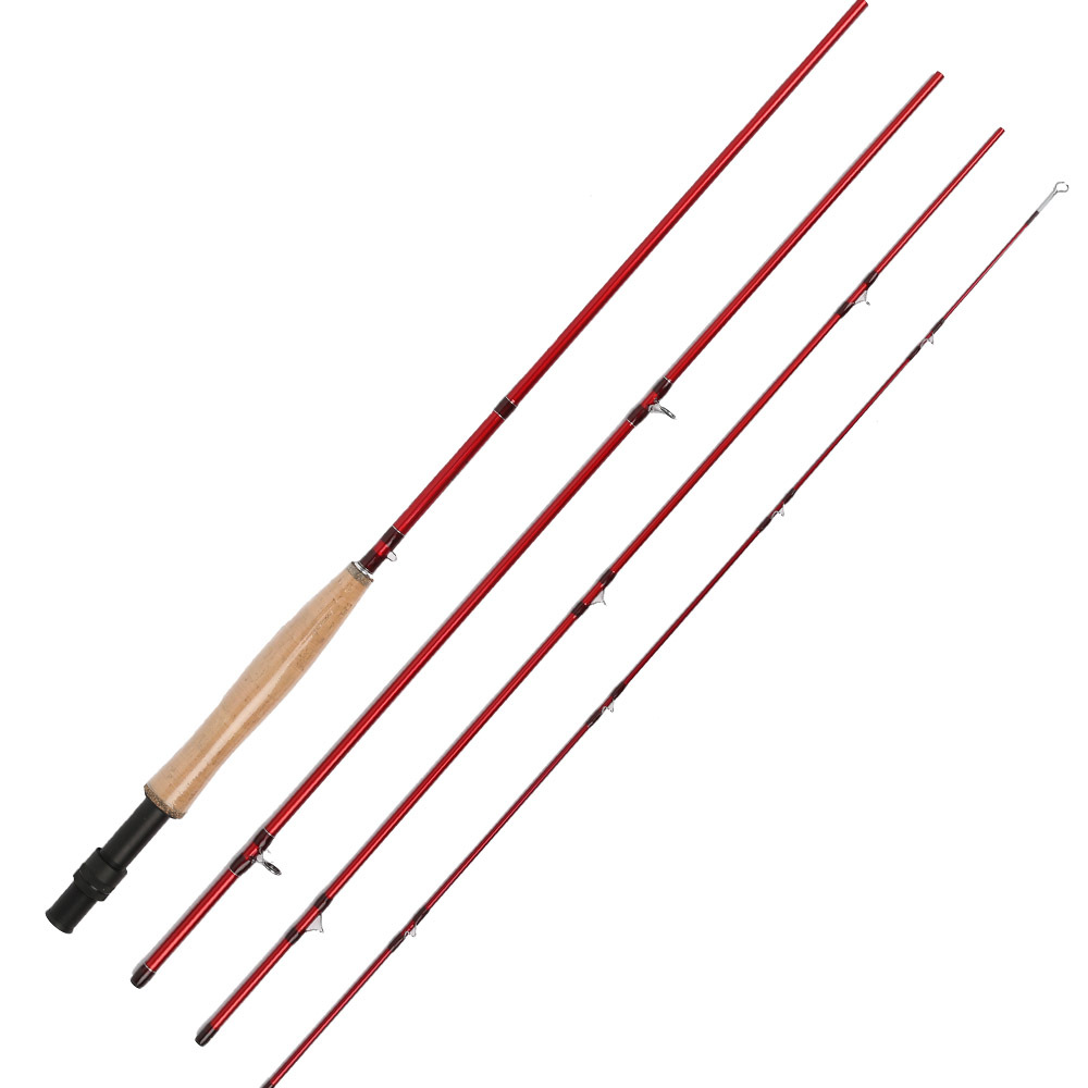 Best Value Fly Rods - 8'6'' 9'0'' 10'0'' 3/4wt, 4/5wt, 5/6wt, 7/8wt Medium Fast Action, 24T Carbon