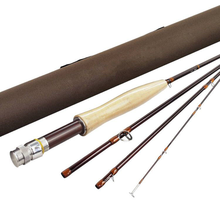 Best Value Fly Rods - Heritage - 7'6'' & 8'6'' & 9'0'' 4wt, 5wt, 6wt, 7wt and 8wt 4pcs Fast Action, 24T Carbon
