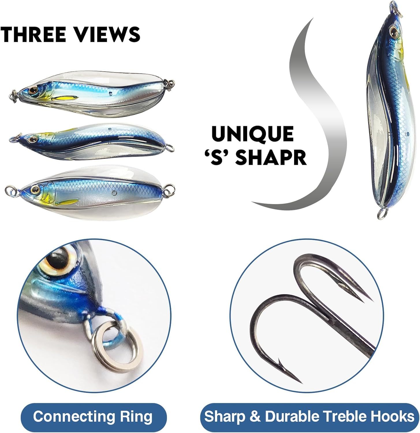 BTI-05B-001 Realistic Jigging Spoon