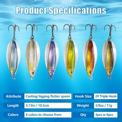 BTI-05B-001 Realistic Jigging Spoon