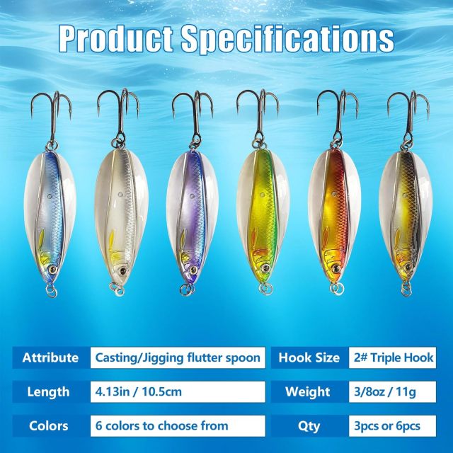 BTI-05B-001 Realistic Jigging Spoon