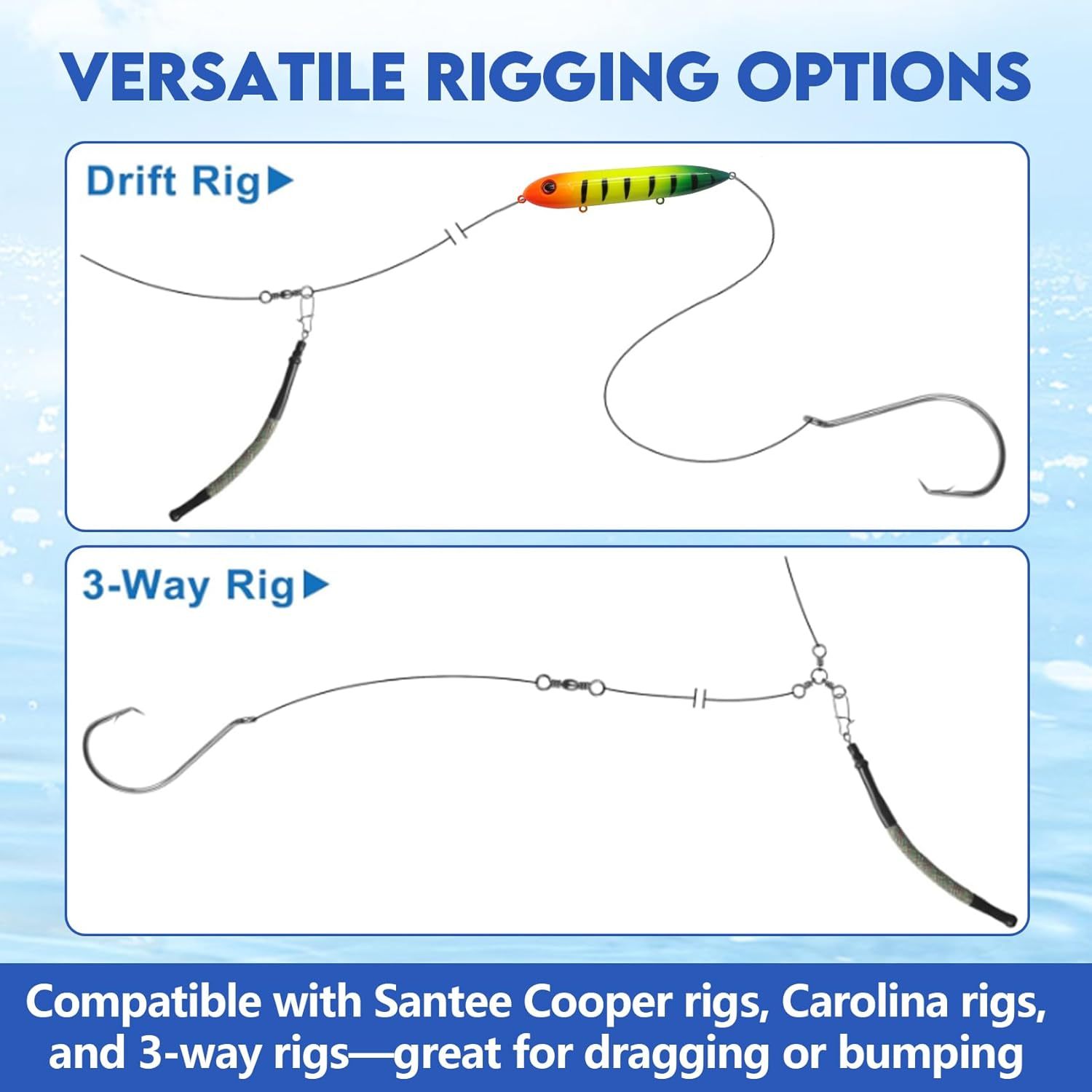 BTI-12D-006 Catfish Rattle Dragging Weights